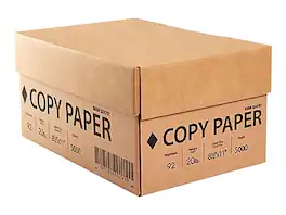 Staples White Box - 8.5" x 11" Copy Paper, 20 lbs., 92 Brightness, 5000 Sheets/Carton (324791/200230)