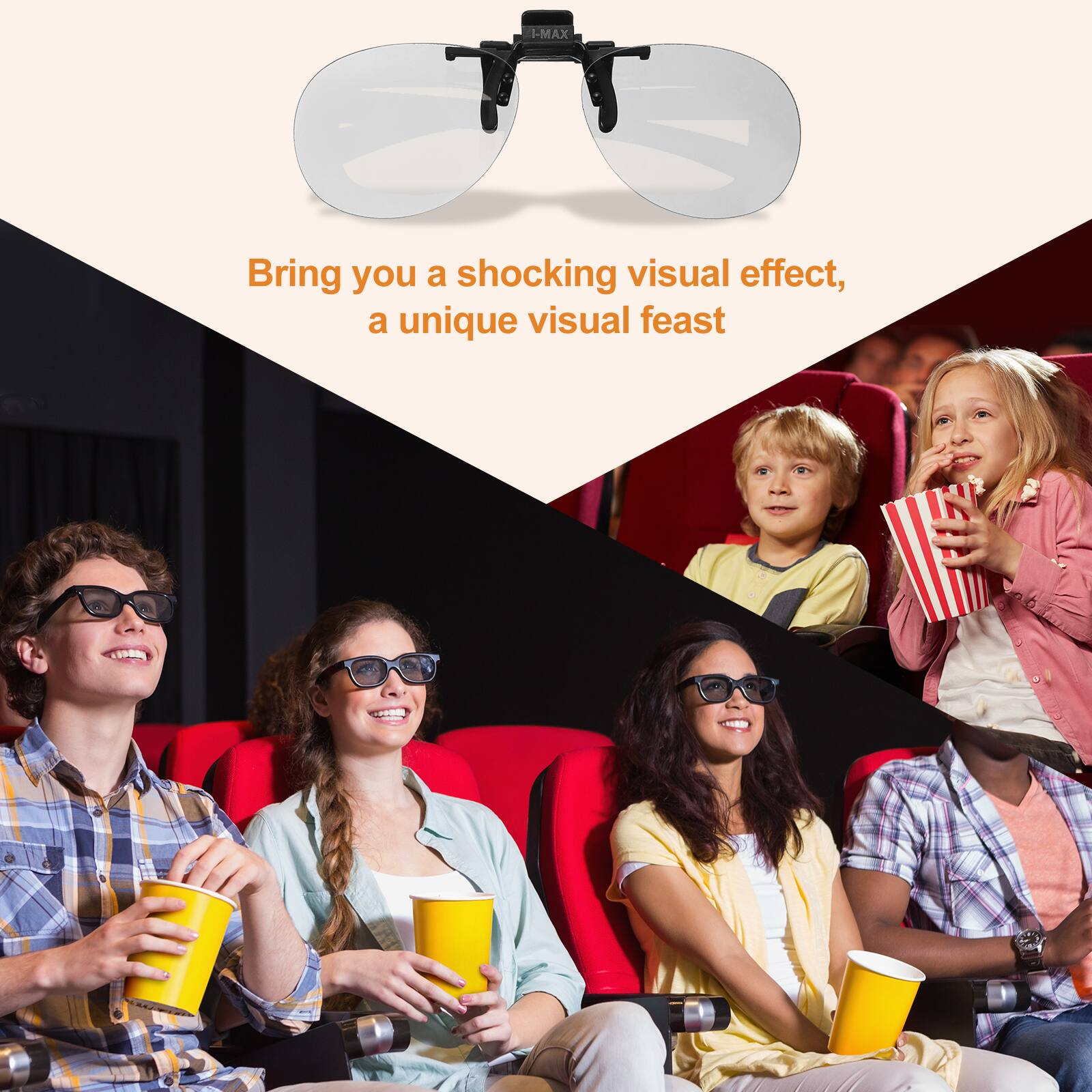 I-MAX brings you a shocking visual effect, a unique visual feast.