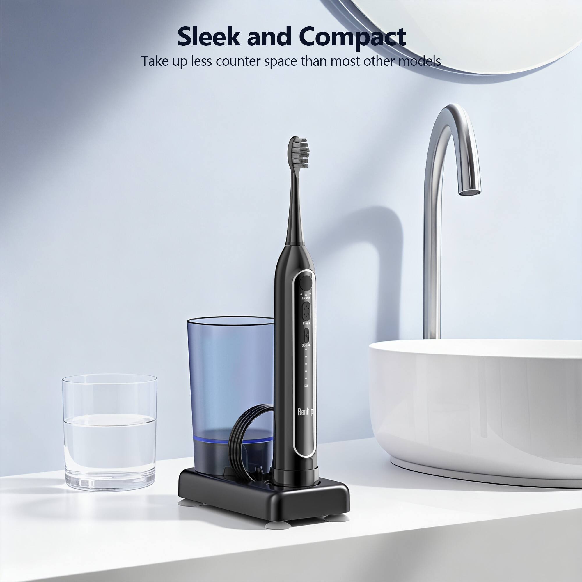 Sleek and Compact  
Take up less counter space than most other models