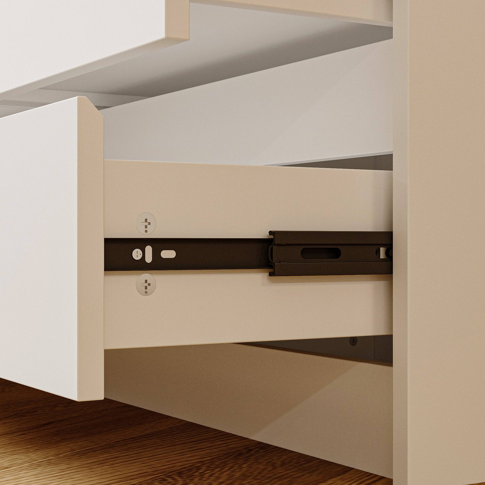 Alt View 7. FUFU&GAGA - FUFU&GAGA 12 - Drawer Horizontal Dresser: Maximize Storage in Style For Bedroom - White.