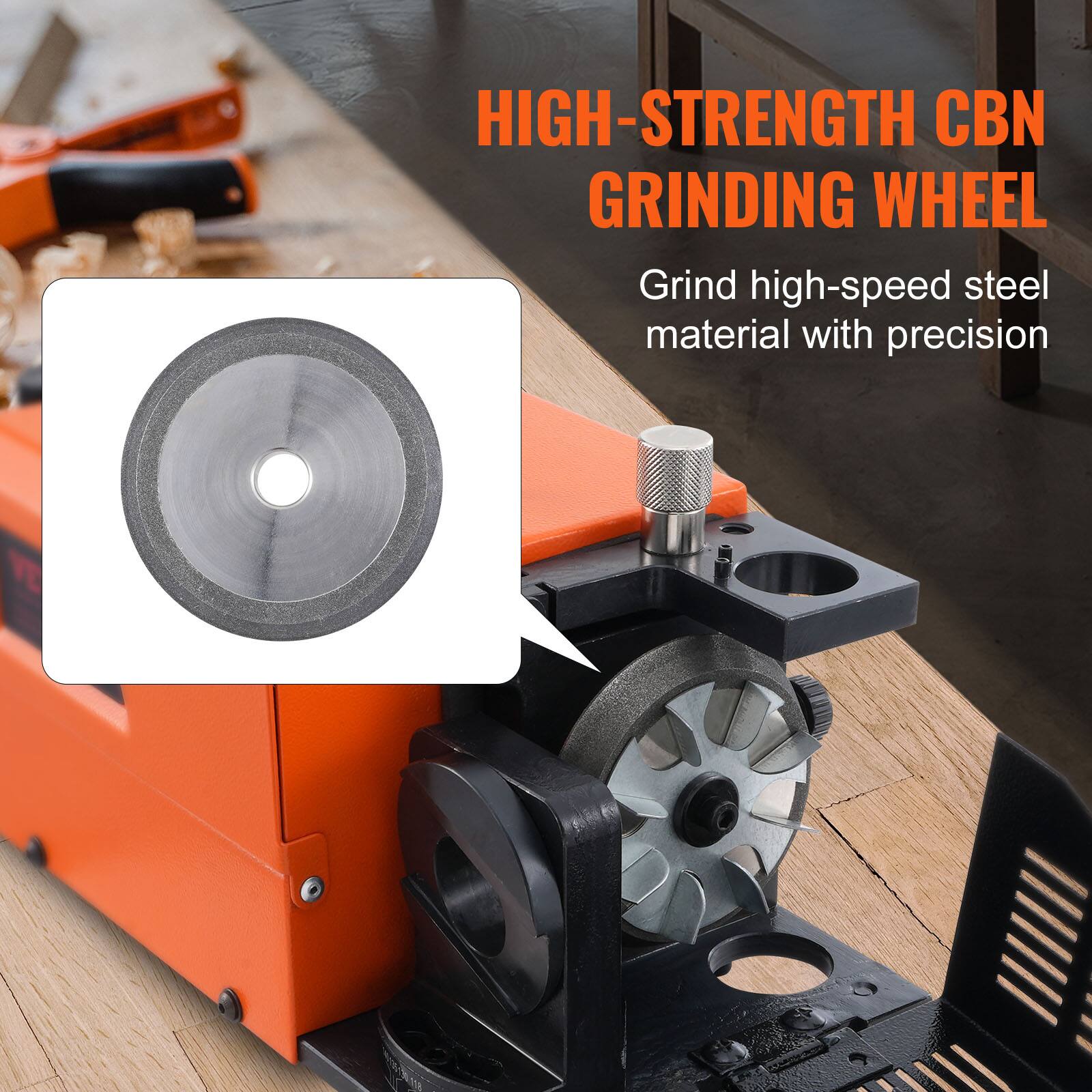 HIGH-STRENGTH CBN GRINDING WHEEL

Grind high-speed steel material with precision