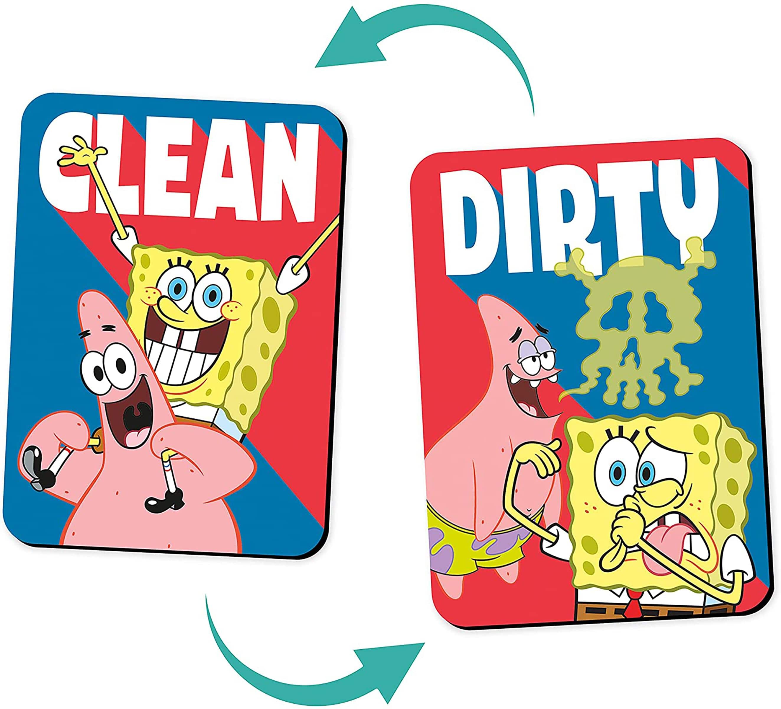 Nickelodeon - SpongeBob SquarePants Double Sided Dishwasher Magnet - Red