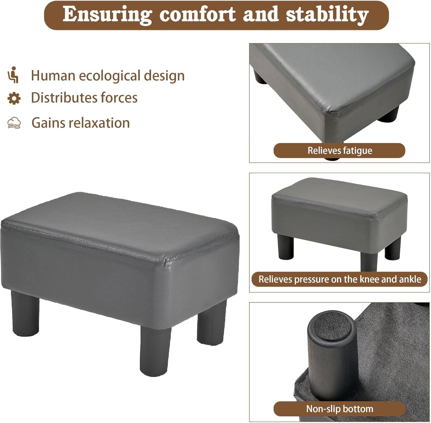 Ensuring comfort and stability

- Human ecological design
- Distributes forces
- Gains relaxation
- Relieves fatigue
- Relieves pressure on the knee and ankle
- Non-slip bottom