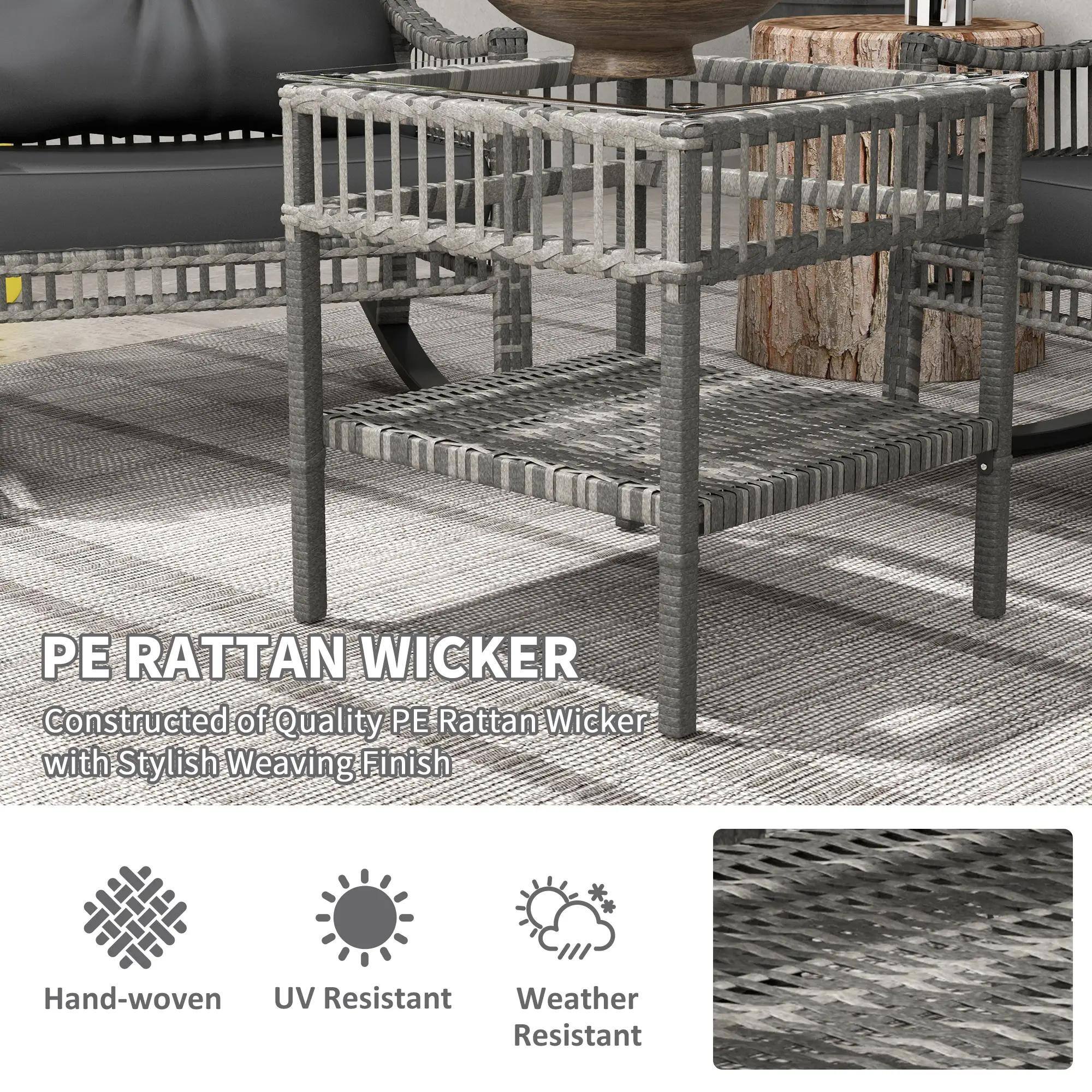 PE RATTAN WICKER
Constructed of Quality PE Rattan Wicker with Stylish Weaving Finish
Hand-woven
UV Resistant
Weather Resistant