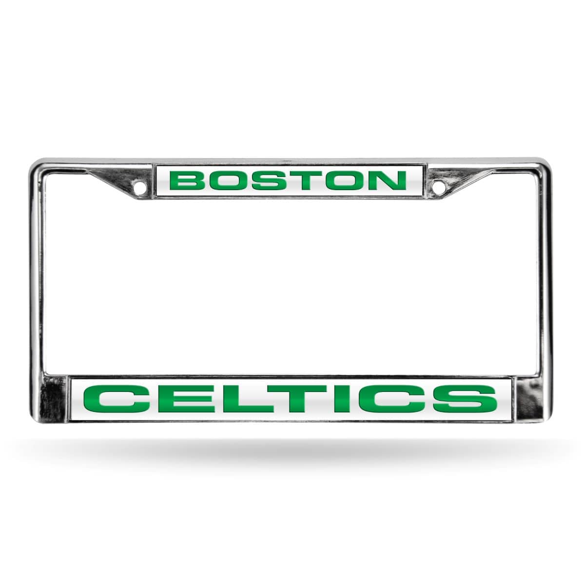 Rico Industries - Boston Celtics Chrome Metal License Plate Frame Holder - Multi