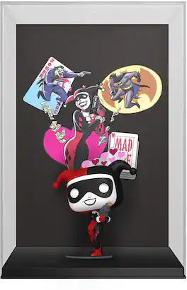 Funko - POP! Comic Cover with Case: DC Batman Adventures – Harley Quinn - COLLECTIBLES - Multicolor