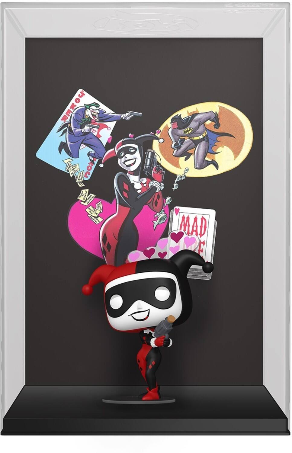 Funko - POP! Comic Cover with Case: DC Batman Adventures – Harley Quinn - COLLECTIBLES - Multicolor