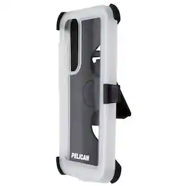 Pelican - Voyager Case and Belt Clip Holster for Samsung Galaxy S24+(Plus) - Clear