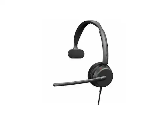 Front. EPOS - EPOS IMPACT 430 Headset - Microsoft Teams, USB-C, Noise Cancelling, Mono, Wired - Black.