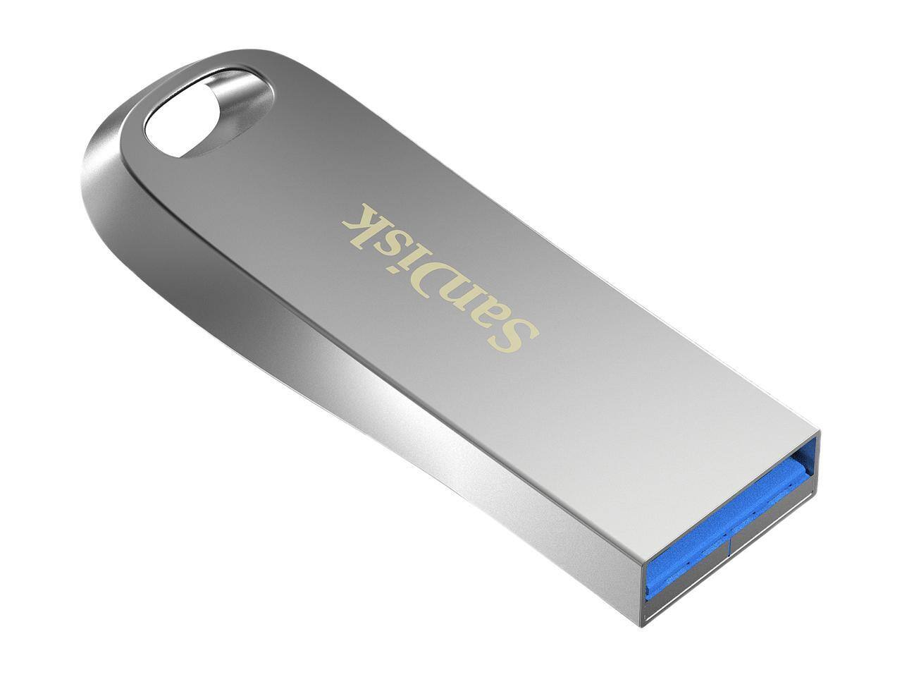 Alt View 3. SanDisk - SanDisk 128GB Ultra Luxe USB 3.1 Flash Drive, Speed Up to 150MB/s (SDCZ74-128G-G46) - G46.