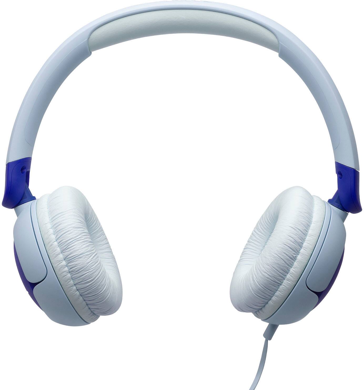 Back. JBL - Junior 320 Wired Kids On-Ear Headphones - 2025 - Blue.