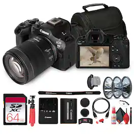Canon - EOS R6 Mark III Mirrorless Camera 24-105mm with f4-7.1 RF Lens Pro Bundle