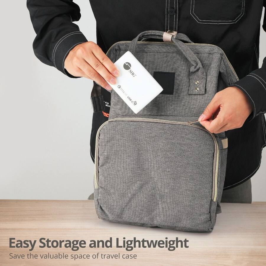 Easy Storage and Lightweight  
Save the valuable space of travel case