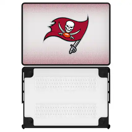Front. Keyscaper - Tampa Bay Buccaneers Linen MacBook Case - Air 13 in - Multicolor.