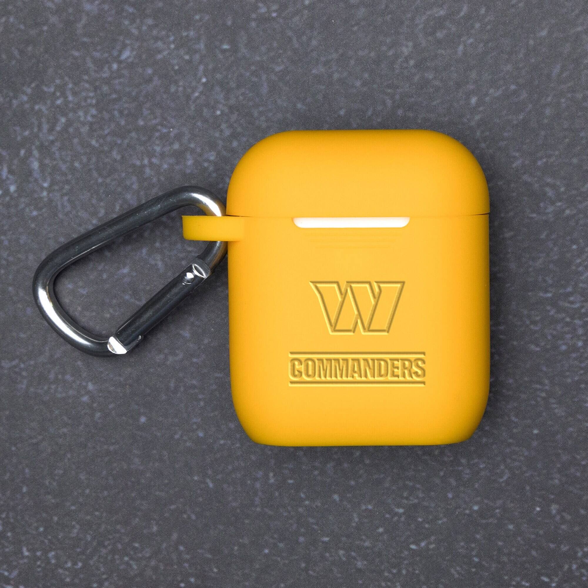 Alt View 1. Artinian - Washington Commanders Silicone AirPods Case Cover - No Size - Multicolor.