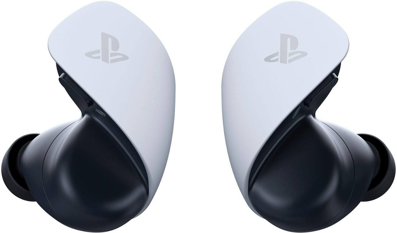 Back. Sony - Sony PS5 Ghost of Yotei Limited Edition Bundle + Pulse Explore Earbuds + Case - White.