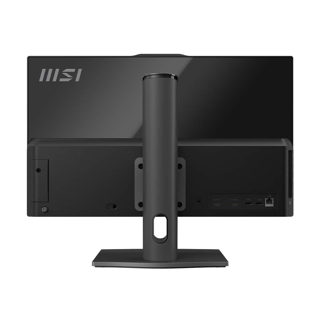 Back. MSI - MSI Modern AM242TP 1M-1096US All-in-One Computer - Intel Core 5 120U - 16 GB - 1 TB SSD - 23.8" Full HD Touchscreen - Black.