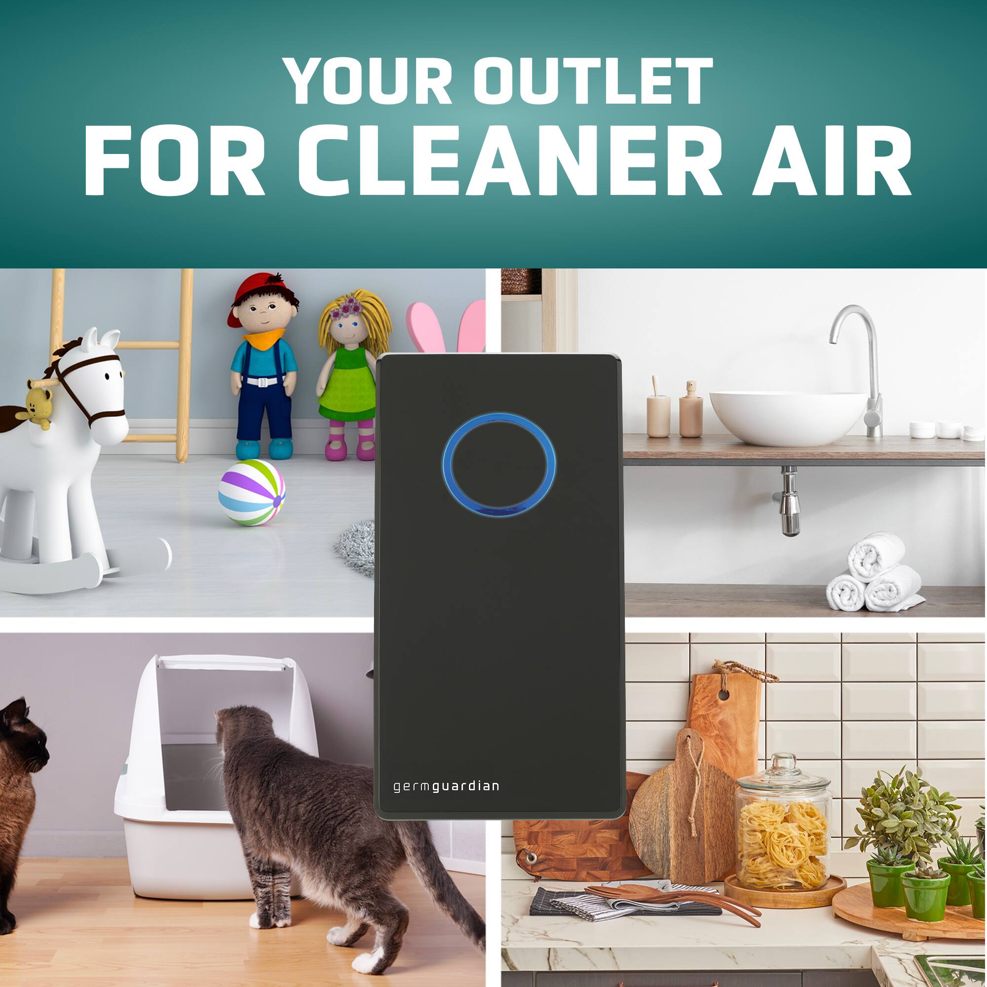 YOUR OUTLET FOR CLEANER AIR - germguardian