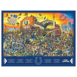YouTheFan - Indianapolis Colts 500-Piece Joe Journeyman Puzzle - Multicolor