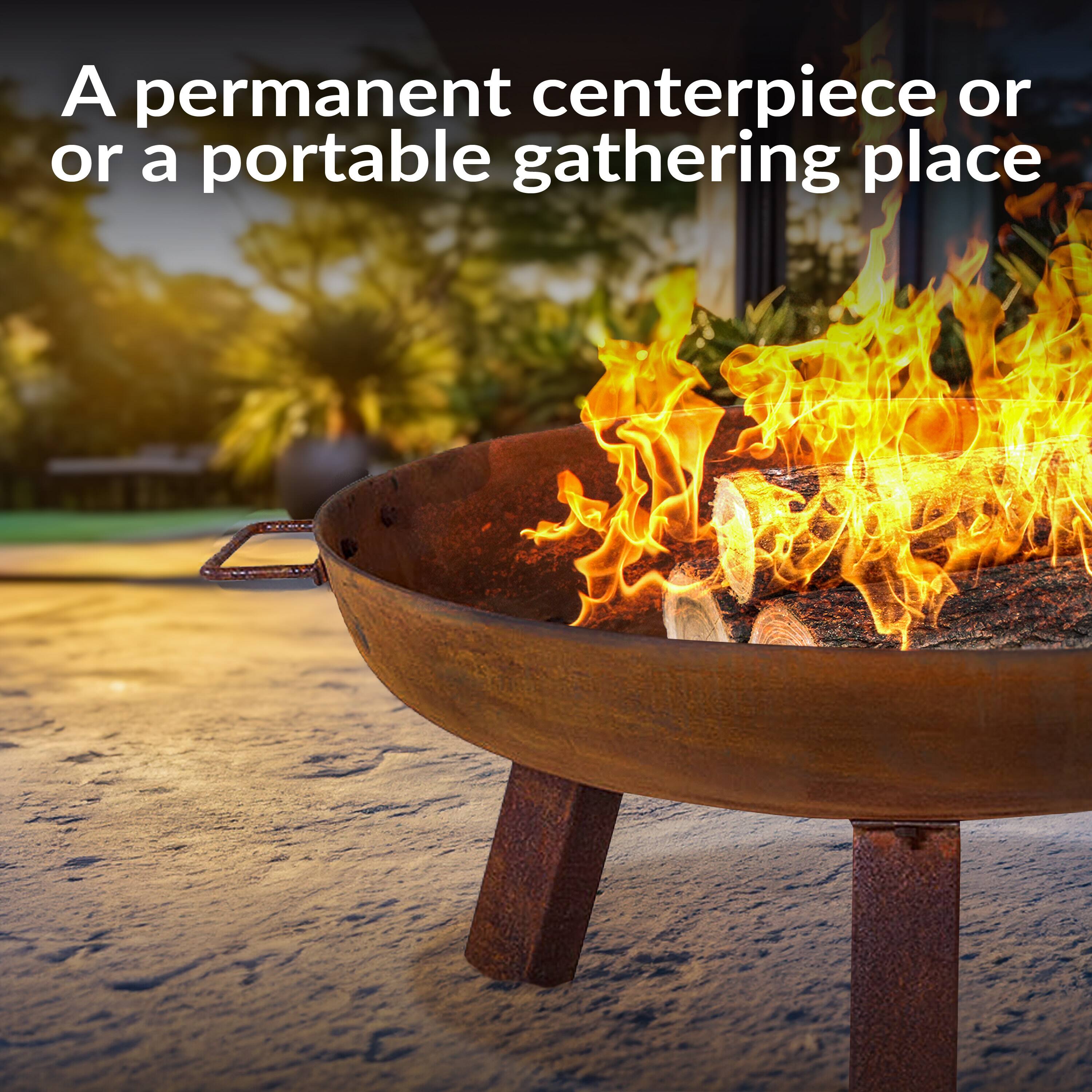 A permanent centerpiece or a portable gathering place