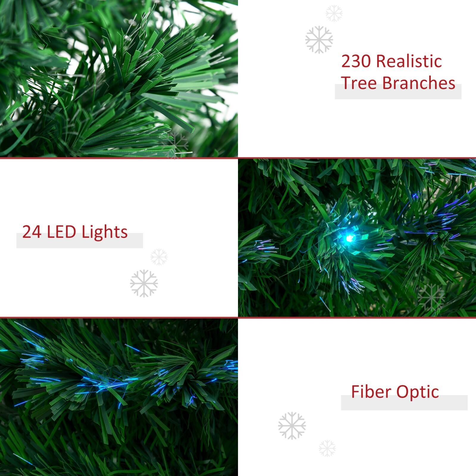 230 Realistic Tree Branches

24 LED Lights

Fiber Optic