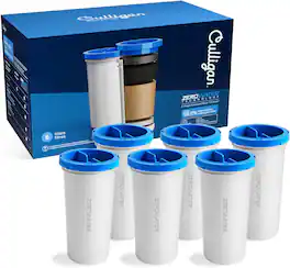 Culligan - ZeroWater 6-Pack Replacement Filter, 5-Stage, Reduces Lead, PFAS, Mercury, Fluoride & Chlorine