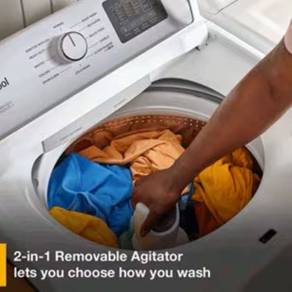 2-in-1 Removable Agitator lets you choose how you wash