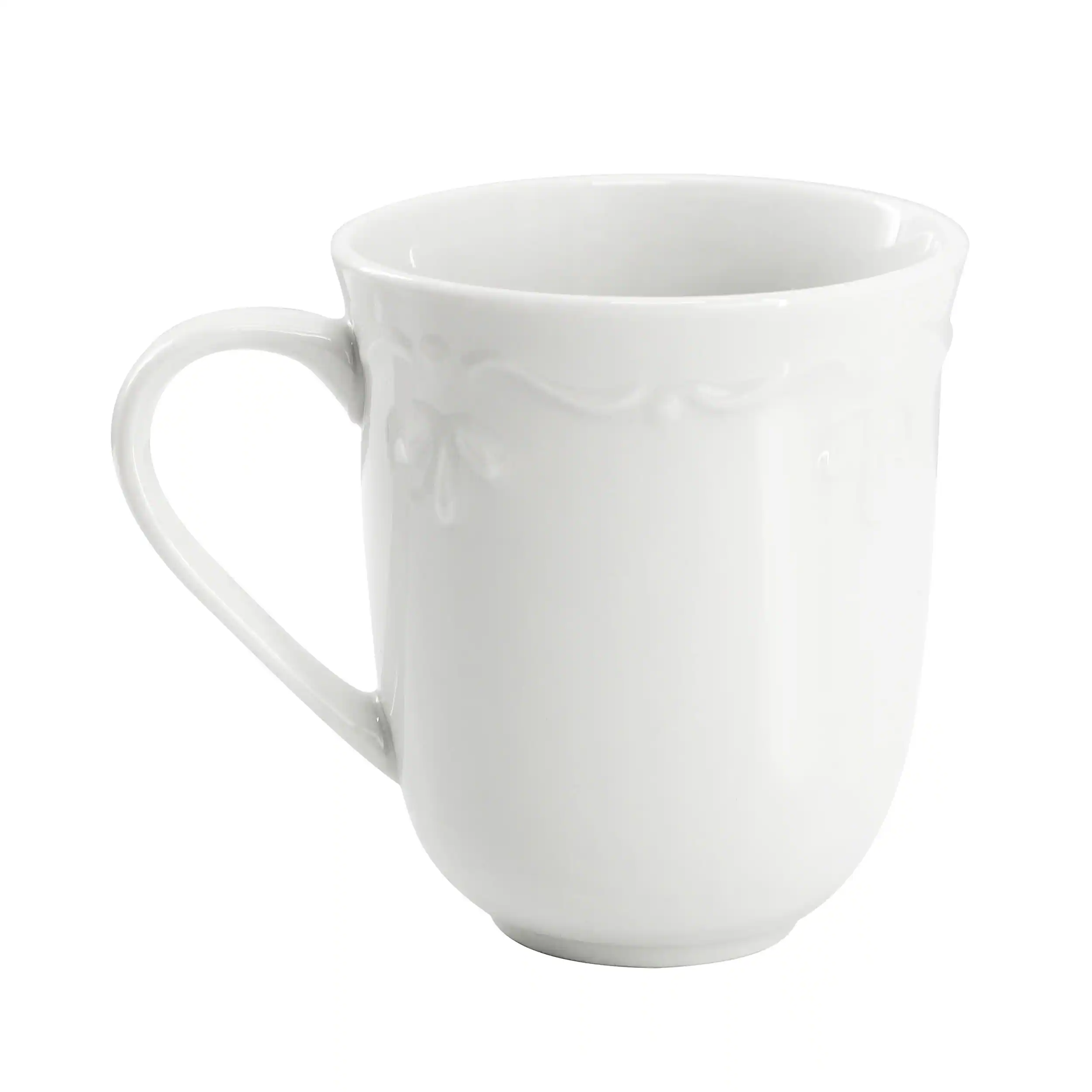 Alt View 3. Elama - Elama Henryi 16 Piece Porcelain Dinnerware Set in White - White.