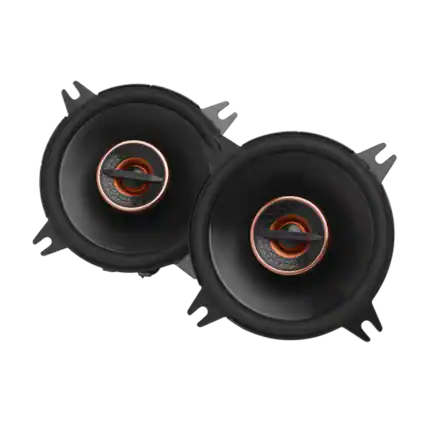 Front. Infinity - INFINITY REF407F 4” Two-way car audio speaker - Black.