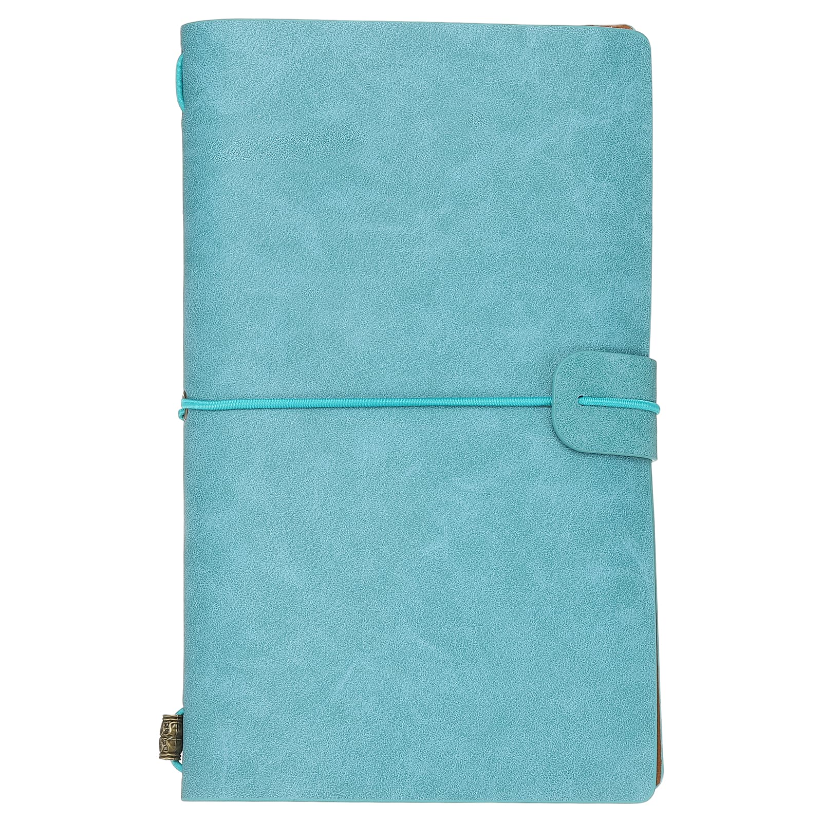 Unique Bargains - 1pc Vintage Retro PU Leather Notebook, Refillable Travel Journal Notebook for Diary Planner, Compact - Sky Blue price history on PriceWatchPro