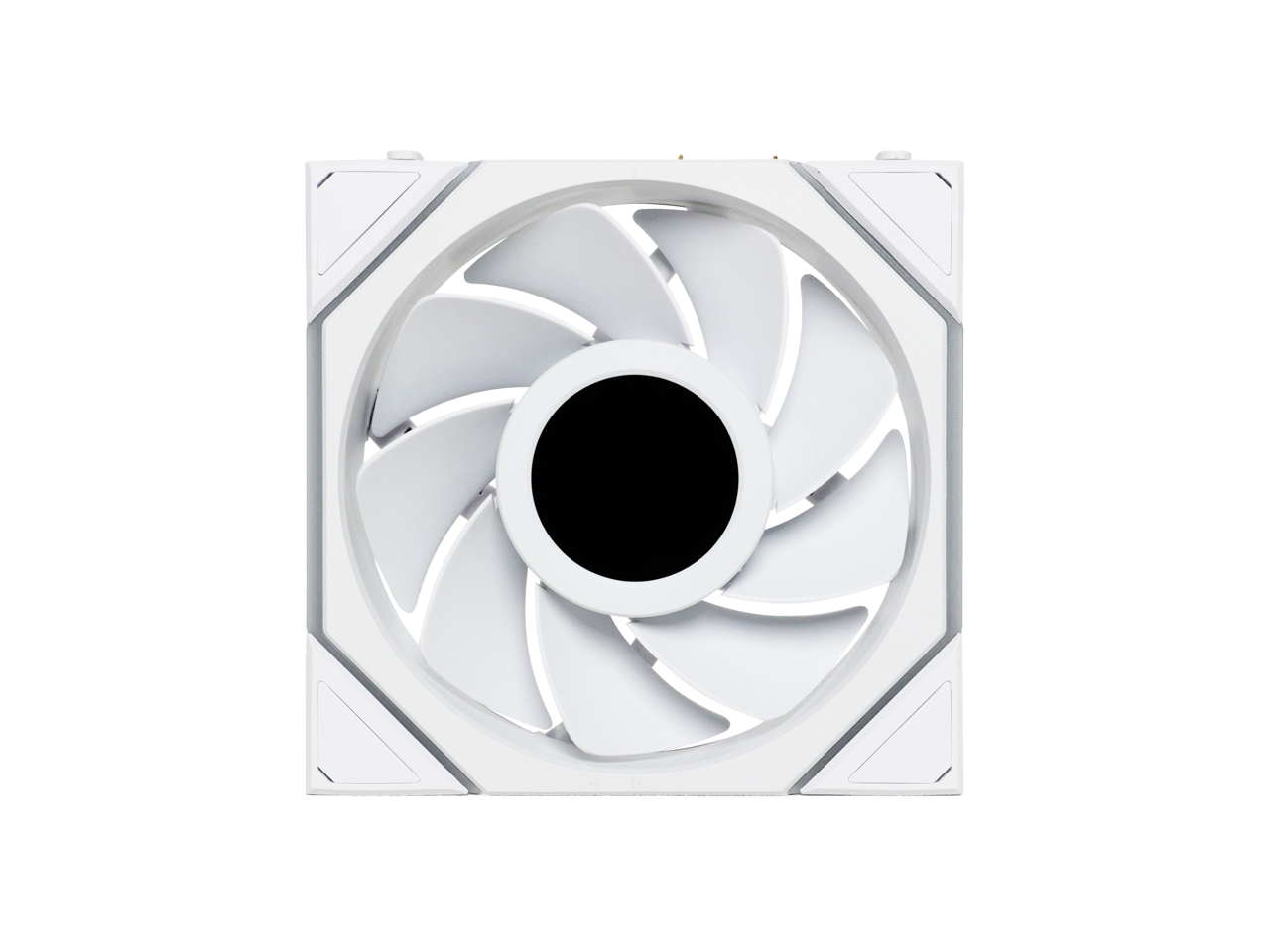 Alt View 4. Lian Li - Lian Li UNI Fan Reverse Blade TL LCD 120 Wireless - Triple Pack w/Controller - White (12RTLLCD1W3W) - White.