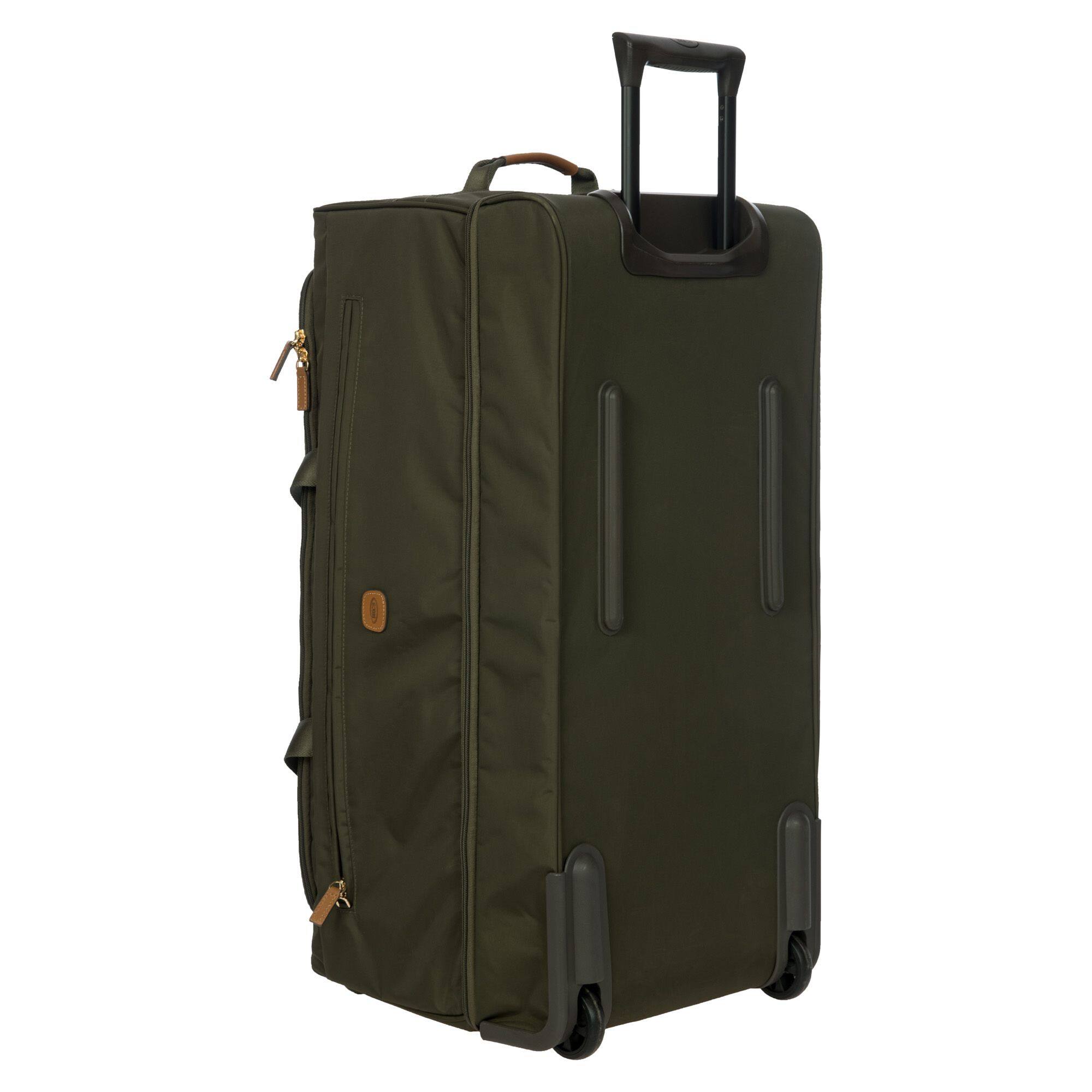Left. Bric's - X-travel 30" Rolling Shoe Duffle - Olive.