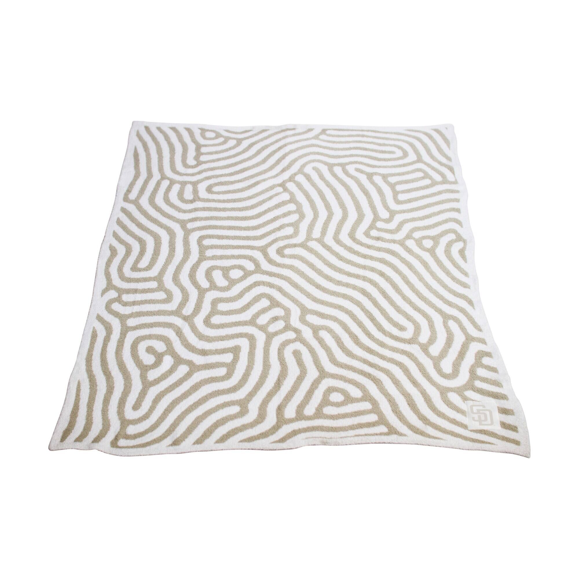 Logo Brands - San Diego Padres 50" x 60" Luxe Dreams Throw Blanket - Multicolor