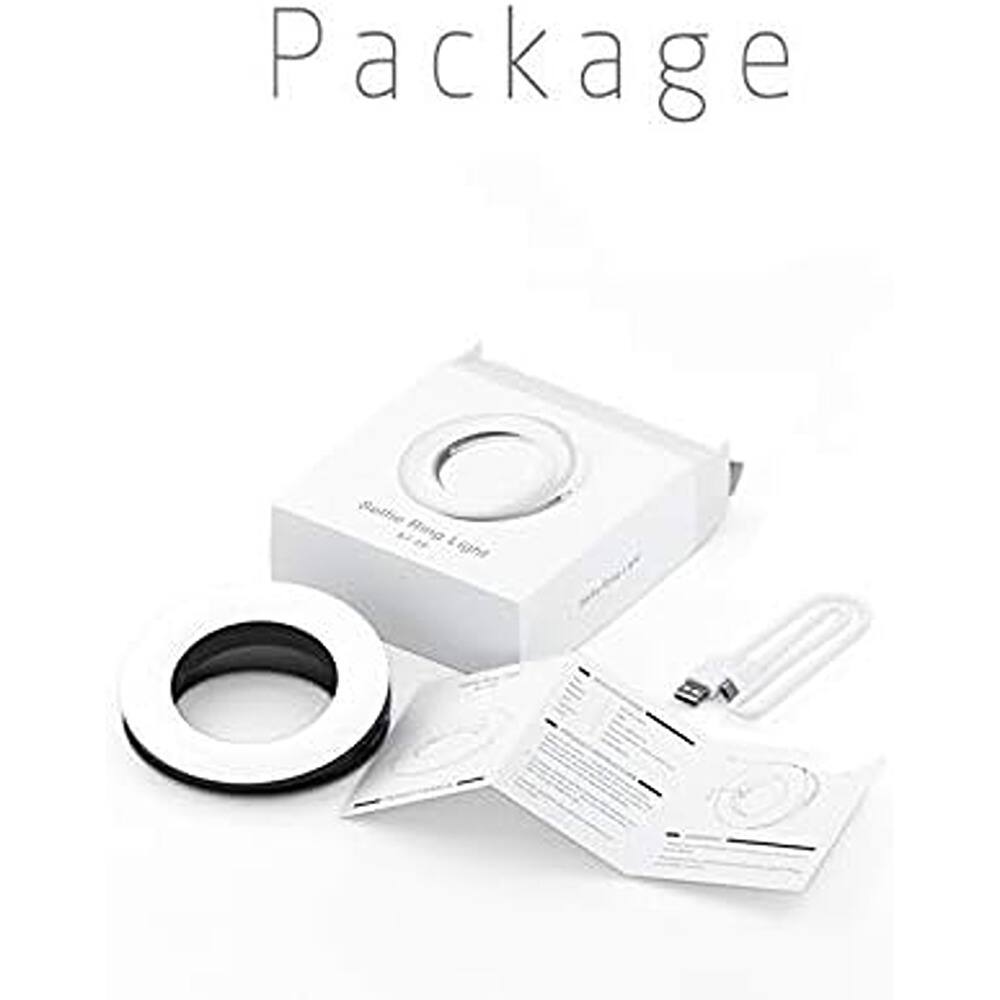 Alt View 3. Schertz - Rechargeable Clip-On Selfie Ring Light – 40 LED Portable Fill Light.