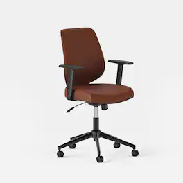 Branch Furniture - Daily Chair - Vegan Leather Mahogany