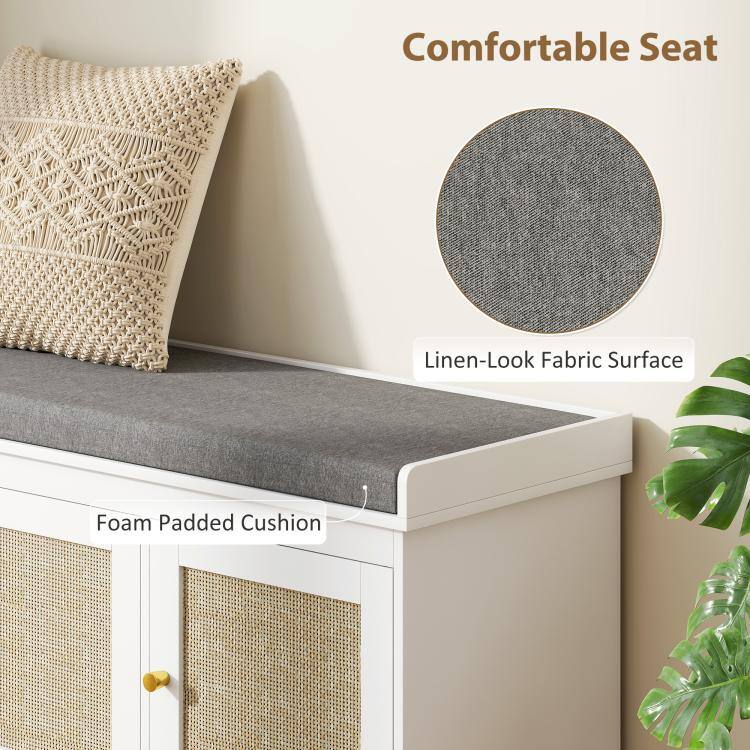 Comfortable Seat  
Linen-Look Fabric Surface  
Foam Padded Cushion