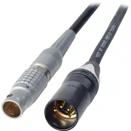 Laird - 10' Lemo 2B-6-Pin to XLR 4-Pin Male 12V DC Power Adapter Cable