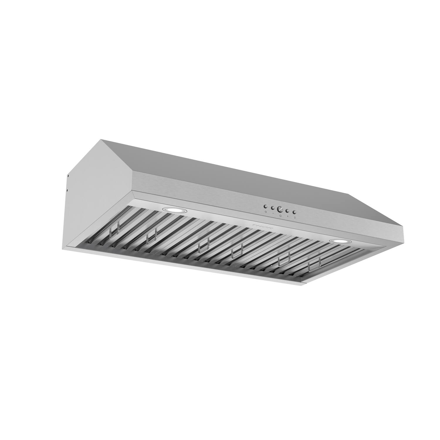 Left. Thor Kitchen - 36 Inch Convertible Undercabinet Range Hood in Stainless Steel - Stainless steel.