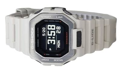 Casio G Shock G Lide Quartz GBX 100 8 Digital Smartphone Link Grey Casio G Shock G Lide Quartz GBX 100 8 Digital Smartphone Link Grey