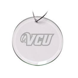Jardine - VCU Rams 3'' Glass Round Ornament - Multicolor