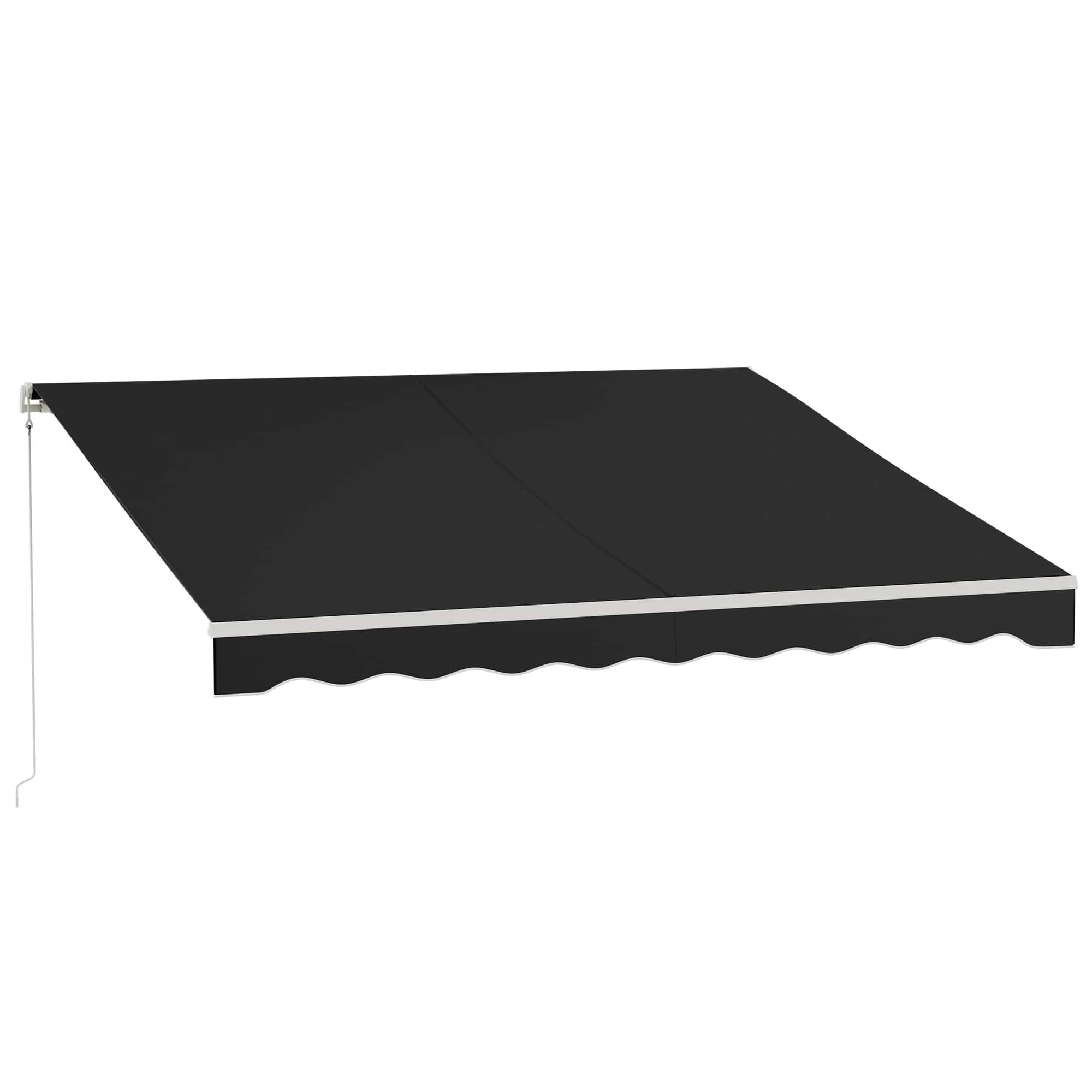 Outsunny - x 10' Electric Retractable Awning - Black