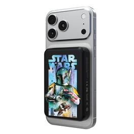 Keyscaper - Star Wars: The Empire Strikes Back Portrait Collage Wireless Mag Power Bank - Boba Fett