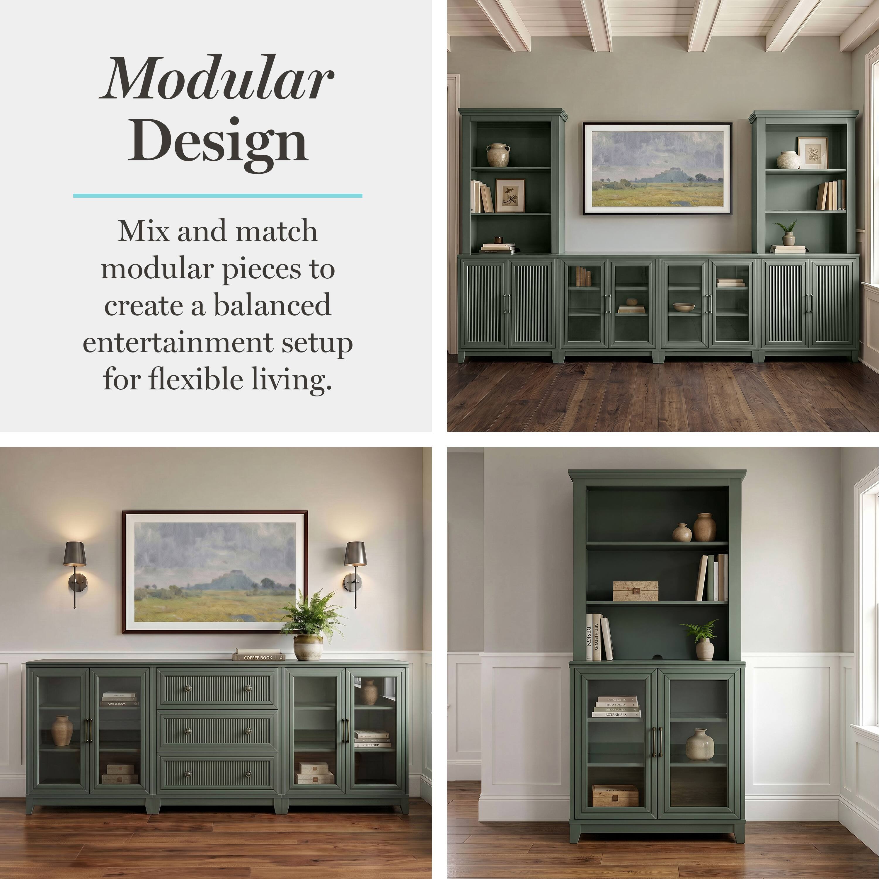 Modular Design

Mix and match modular pieces to create a balanced entertainment setup for flexible living.
