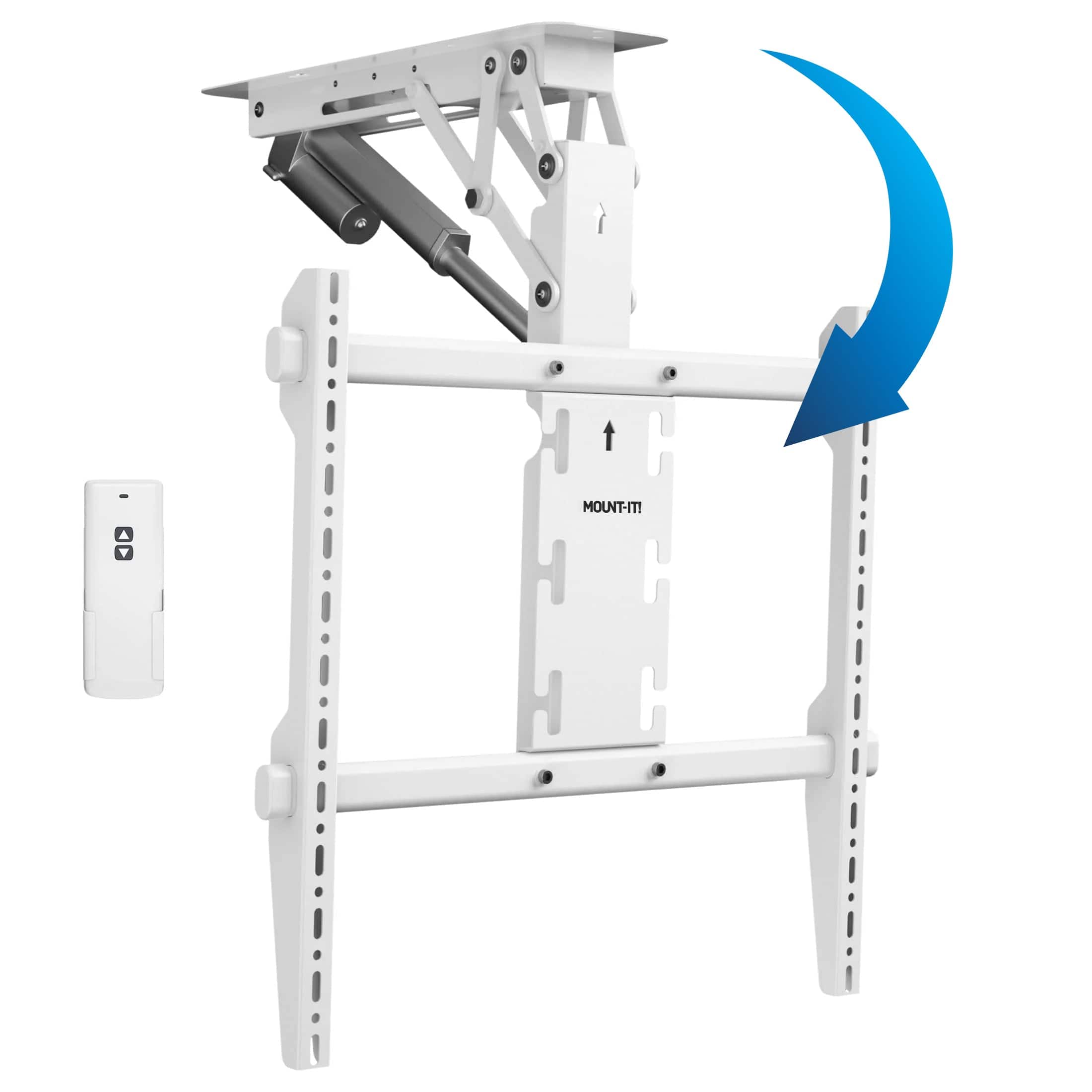 Mount It! Motorized Ceiling TV Mount – 50″–90″ TVs, Remote