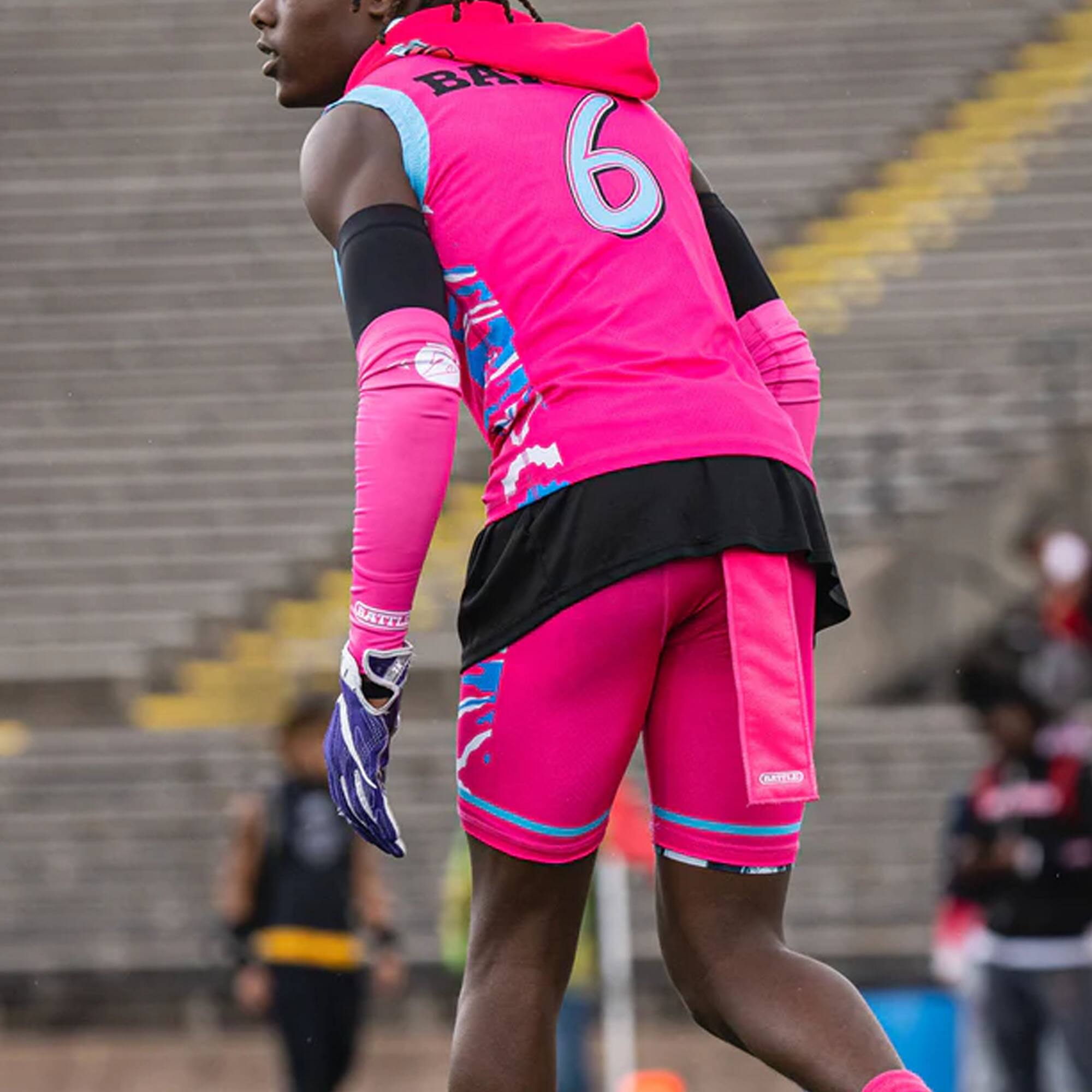 Alt View 2. Battle Sports - Battle Sports Streamer Towel, Blue, Adult - Blue.