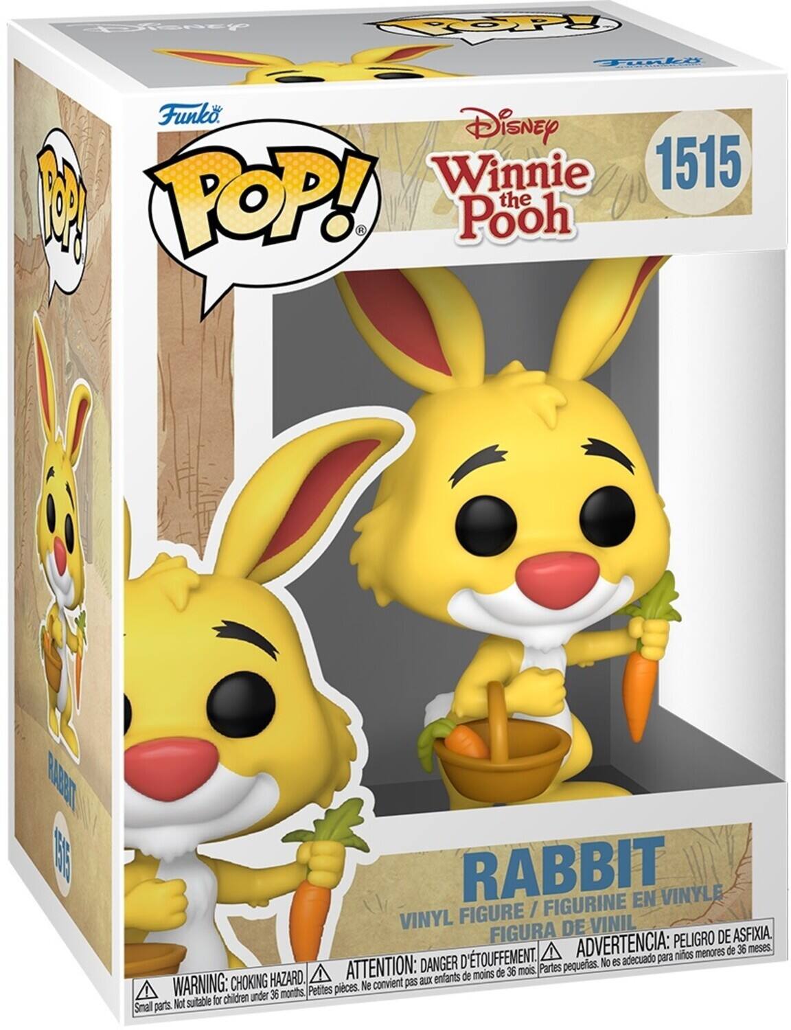 Disney Winnie 1515 M POP! the K Pooh BABT BE RABBIT FIGURINE EN VINYLE FIGURE / VINYL DE VINIL FIGURA PELIGRO DE ASFIXIA. D'TOUFFEMENT. ADVERTENCIA: adecuado para nios menores de 36 meses. DANGER pequeas. No es HAZARD. ATTENTION: aux enfants de moins de 36 mois Partes WARNING: CHOKING Petites pieces. Ne convient pas for children under 36 months Snal parts. Not suitable