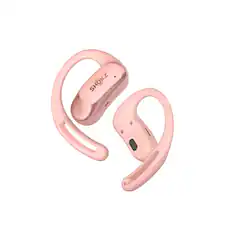 Front. Shokz - OpenFit Air Open-Ear True Wireless Earbuds - Pink.