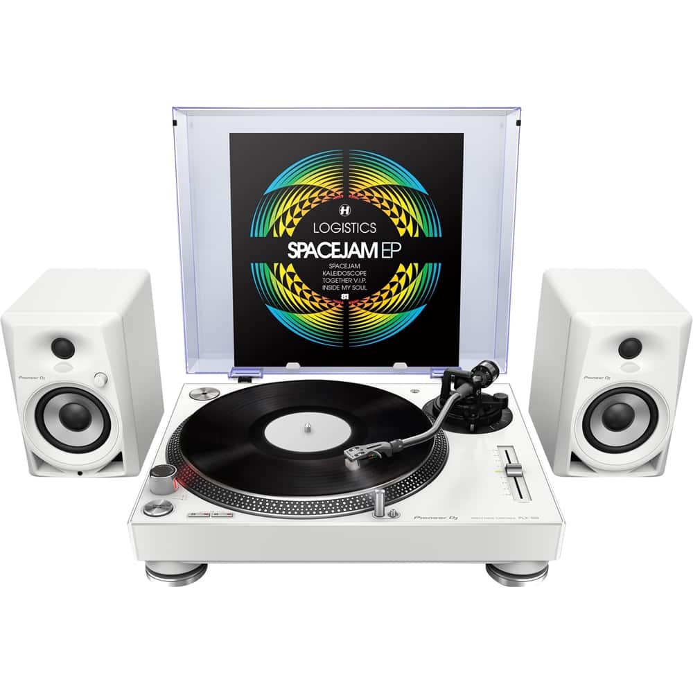 Alt View 14. Pioneer DJ - Stereo Turntable - White.