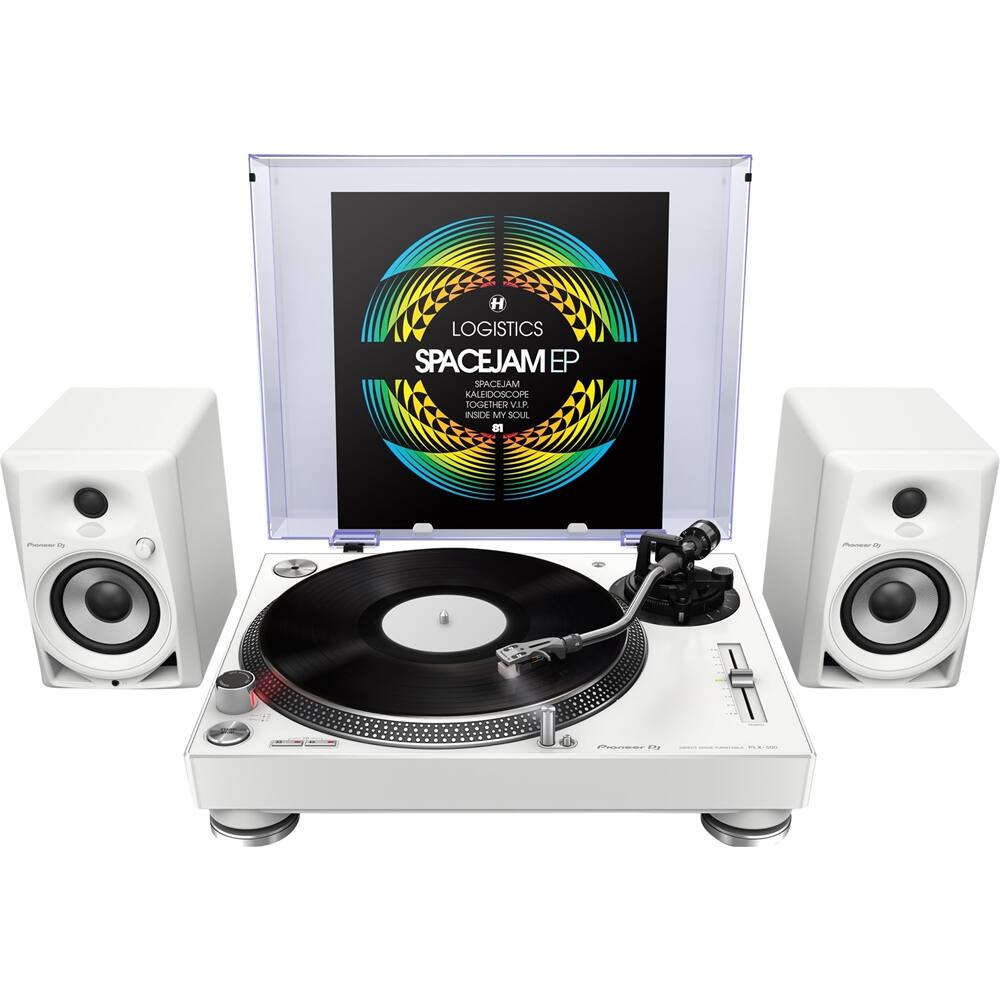 Alt View 14. Pioneer DJ - Stereo Turntable - White.