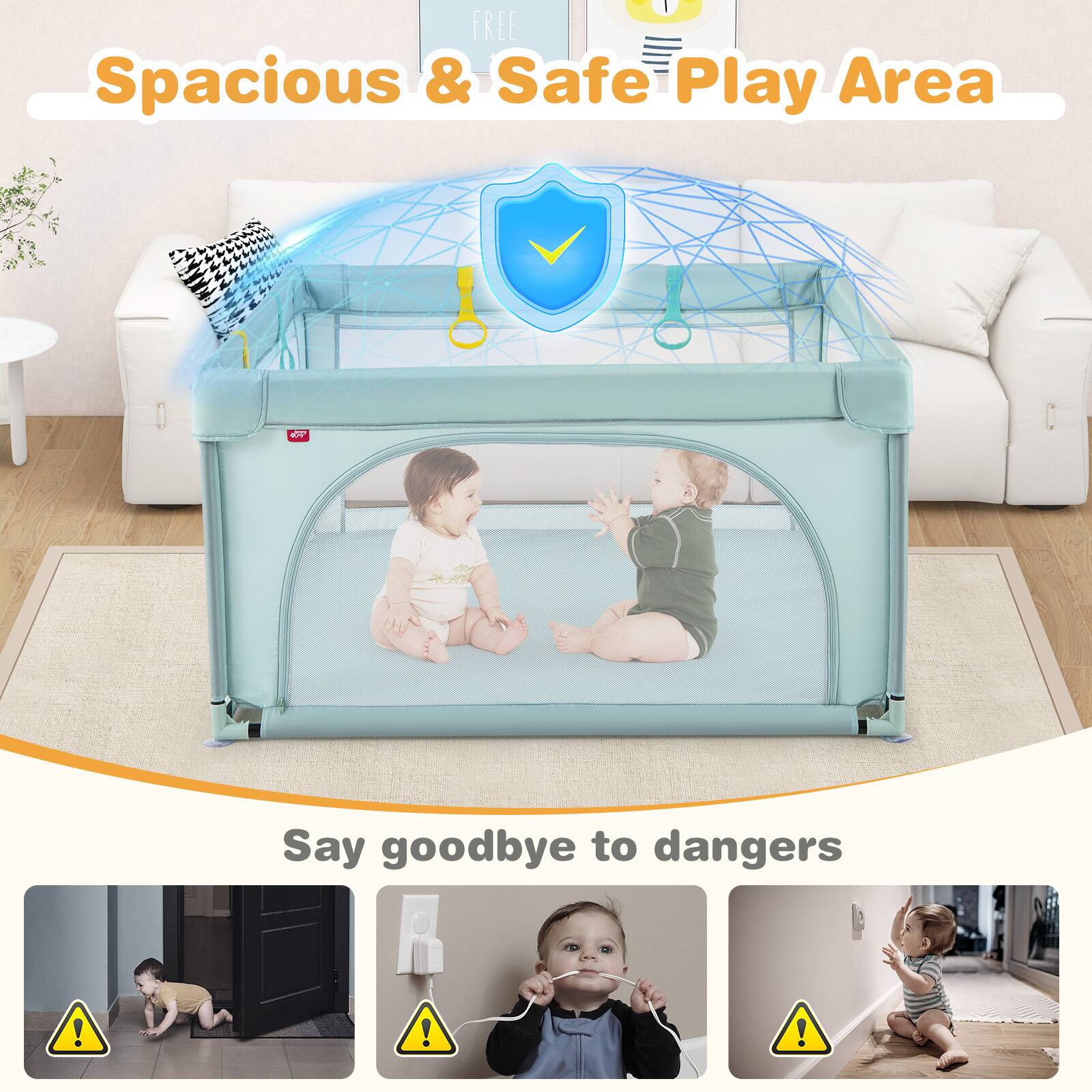 FREE Spacious & Safe Play Area

Say goodbye to dangers